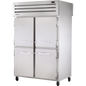 True STR2RPT-4HS-2S-HC Pass-Thru Solid Half Front/Solid Rear Swing Doors Refrigerator with Hydrocarbon Refrigerant