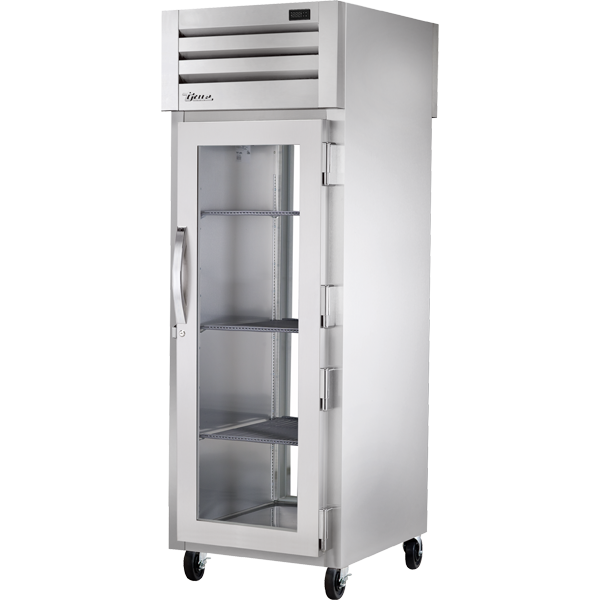 True STG1RPT-1G-1G-HC Pass-Thru Glass Front/Glass Rear Swing Doors Refrigerator with Hydrocarbon Refrigerant - view 2