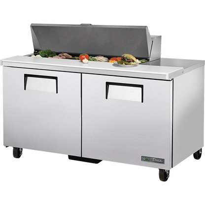 True TSSU-60-12-HC Solid Door Sandwich/Salad Unit with Hydrocarbon Refrigerant - view 2