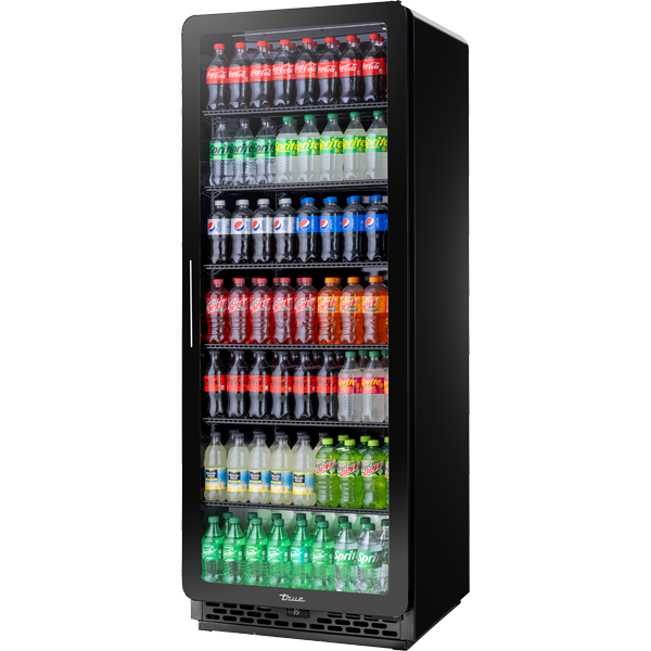 True CVM-27-HC~EGC01 Swing Door Curved Edge Refrigerator with Hydrocarbon Refrigerant - view 2