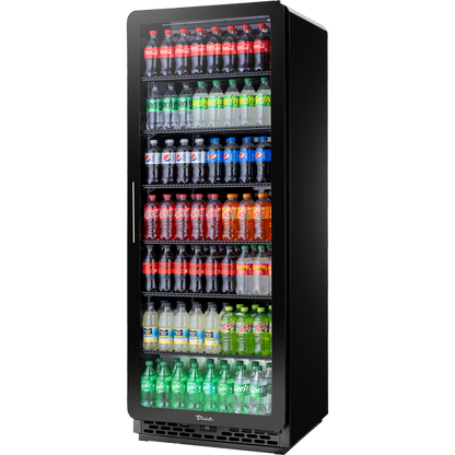 True CVM-27-HC~EGC01 Swing Door Curved Edge Refrigerator with Hydrocarbon Refrigerant - view 2