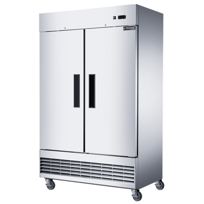 Dukers D47EF Compact 2-Door Commercial Freezer in Stainless Steel image 2