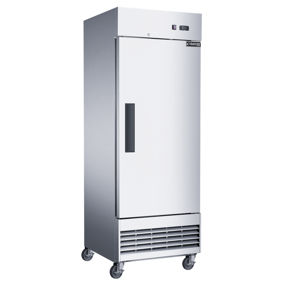 Dukers D28EF Compact Single Door Commercial Freezer in Stainless Steel image 1