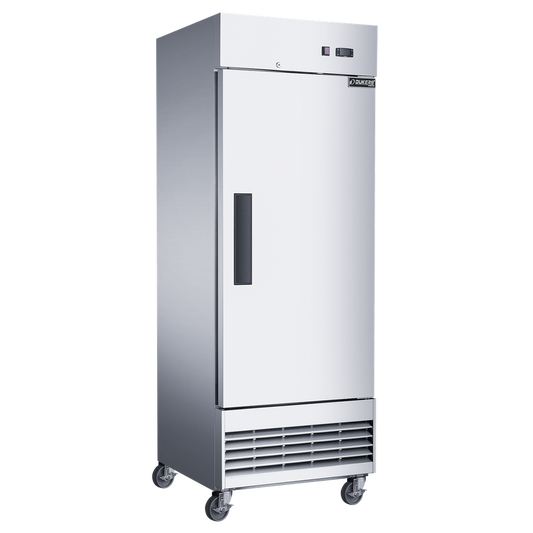 Dukers D28EF Compact Single Door Commercial Freezer in Stainless Steel image 1
