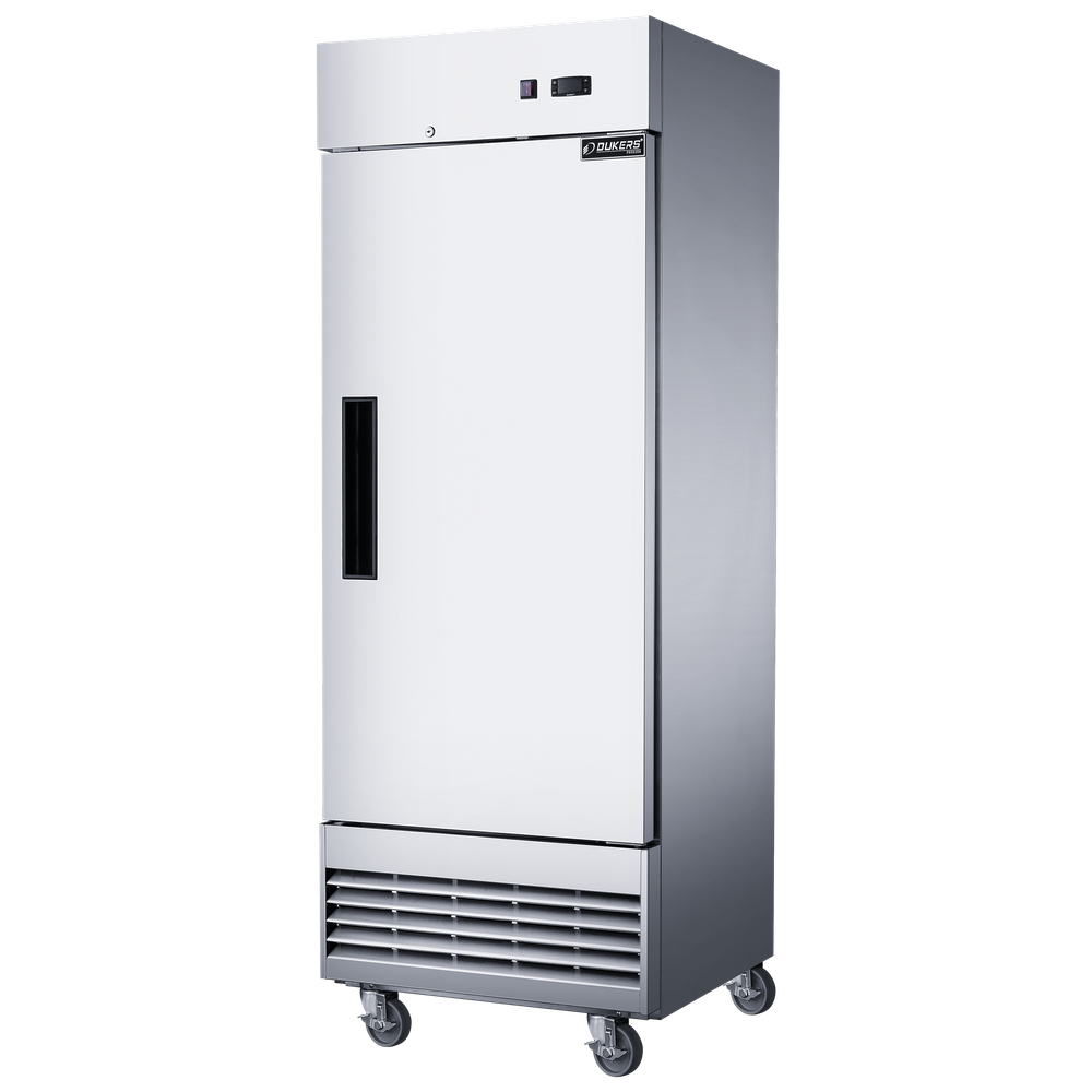Dukers D28ER Compact Single Door Commercial Refrigerator in Stainless Steel image 3