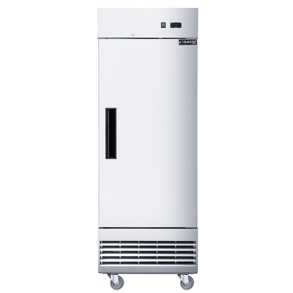 Dukers D28EF Compact Single Door Commercial Freezer in Stainless Steel image 2