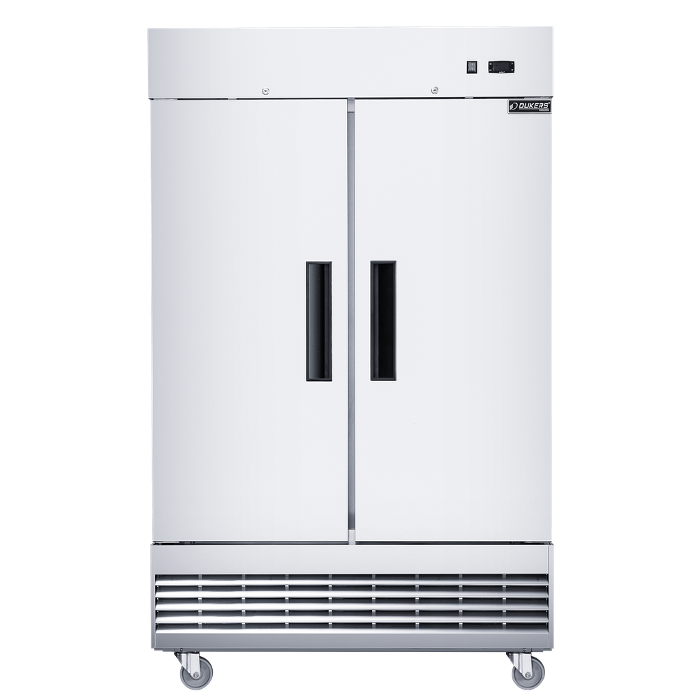 Dukers D47EF Compact 2-Door Commercial Freezer in Stainless Steel image 3