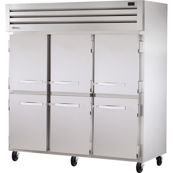 True STR3F-6HS-HC Reach-In Solid Swing Door Freezer with Hydrocarbon Refrigerant