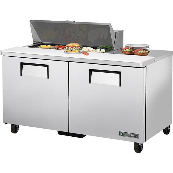 True TSSU-60-10-HC Solid Door Sandwich/Salad Unit with Hydrocarbon Refrigerant