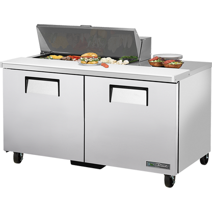True TSSU-60-10-HC Solid Door Sandwich/Salad Unit with Hydrocarbon Refrigerant