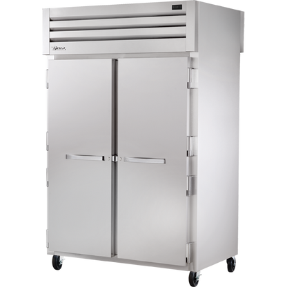 True STR2RPT-2S-2G-HC Pass-Thru Solid Front/Glass Rear Swing Doors Refrigerator with Hydrocarbon Refrigerant