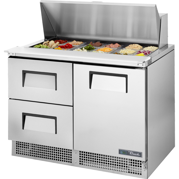 True TFP-48-18M-D-2-HC Drawered Food Prep Unit with Hydrocarbon Refrigerant
