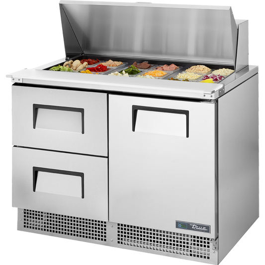 True TFP-48-18M-D-2-HC Drawered Food Prep Unit with Hydrocarbon Refrigerant