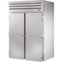True STR2FRI-2S Roll-In Solid Swing Door Freezer