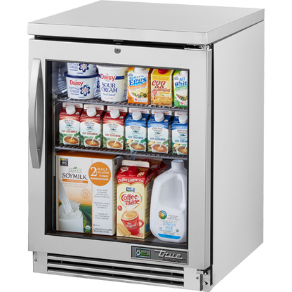 True TUC-24G-HC~FGD01 Glass Door Refrigerator with Hydrocarbon Refrigerant - view 2