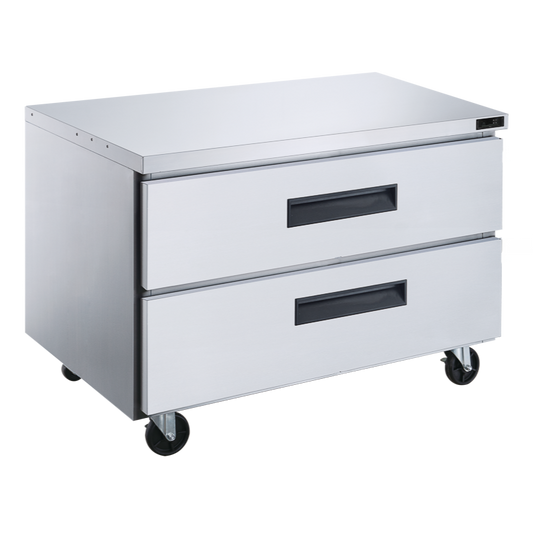 Dukers DUC36R-D2 2-Drawer Undercounter Commercial Refrigerator in Stainless Steel image 1