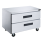 Dukers DUC36R-D2 2-Drawer Undercounter Commercial Refrigerator in Stainless Steel image 1
