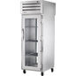 True STR1RPT-1G-1G-HC Pass-Thru Glass Front/Glass Rear Swing Doors Refrigerator with Hydrocarbon Refrigerant