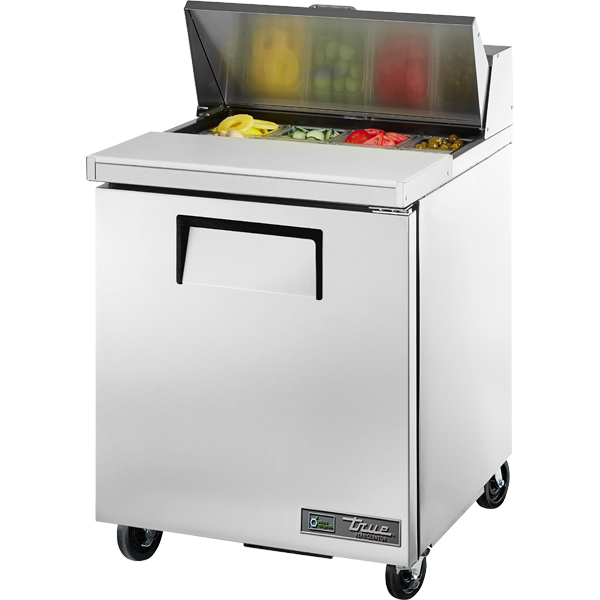True TSSU-27-08-HC Solid Door Sandwich/Salad Unit with Hydrocarbon Refrigerant - view 2
