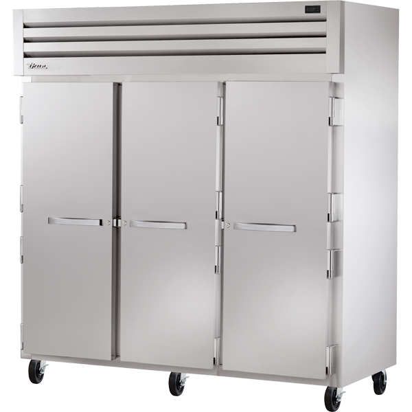 True STG3F-3S-HC Reach-In Solid Swing Door Freezer with Hydrocarbon Refrigerant - view 2