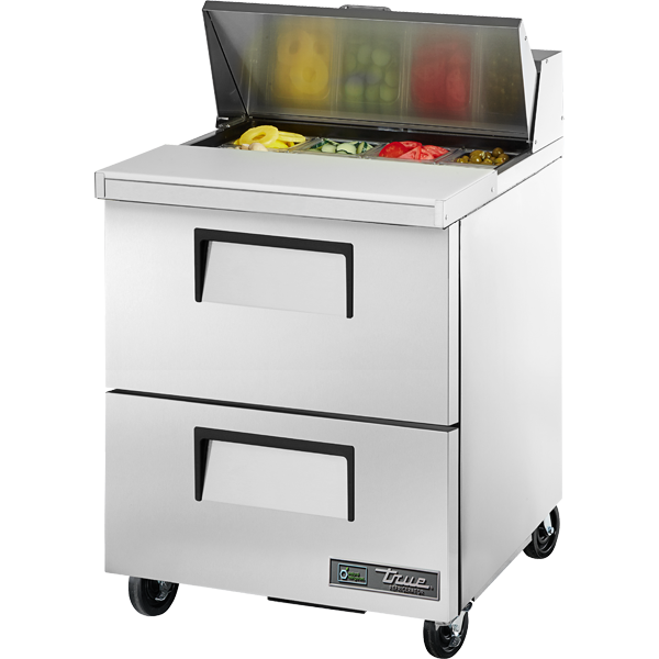 True TSSU-27-8D-2-HC Drawered Sandwich/Salad Unit with Hydrocarbon Refrigerant