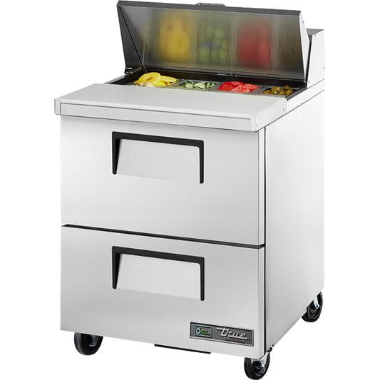 True TSSU-27-8D-2-HC Drawered Sandwich/Salad Unit with Hydrocarbon Refrigerant
