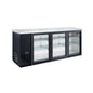 Dukers DBB72-S3 3 Door Bar and Beverage Cooler (Sliding Doors) image 1