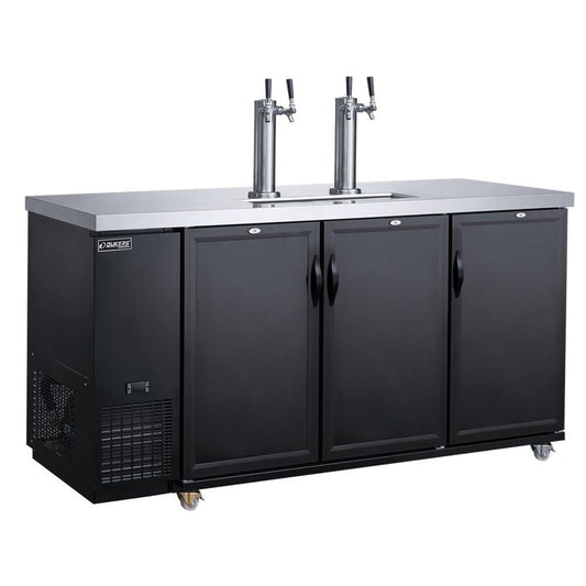 Dukers DKB72-M3 Dual Tap Kegerator Beer Dispenser image 1