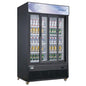 Dukers DSM-32SR Commercial Glass Sliding 2-Door Merchandiser Refrigerator image 1