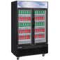 Dukers DSM-33R Commercial Glass Swing 2-Door Merchandiser Refrigerator image 1