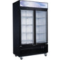 Dukers DSM-41F Commercial Glass Swing 2-Door Merchandiser Freezer image 1