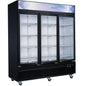 Dukers DSM-69F Commercial Glass Swing 3-Door Merchandiser Freezer image 1