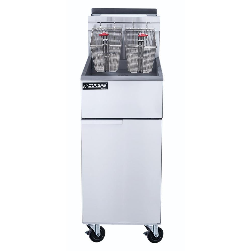 Dukers DCF3-LPG Liquid Propane Gas Fryer with 3 Tube Burners image 2