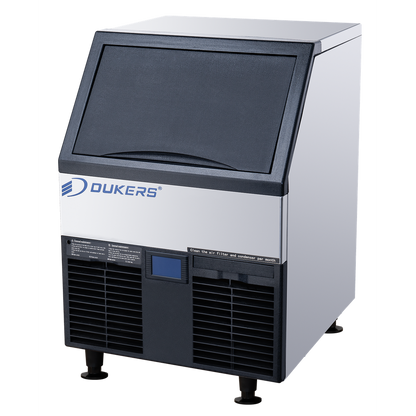 Dukers DIM150 Commercial Ice Machine with 40 lb Storage Bin – 156 lb Daily Production image 3