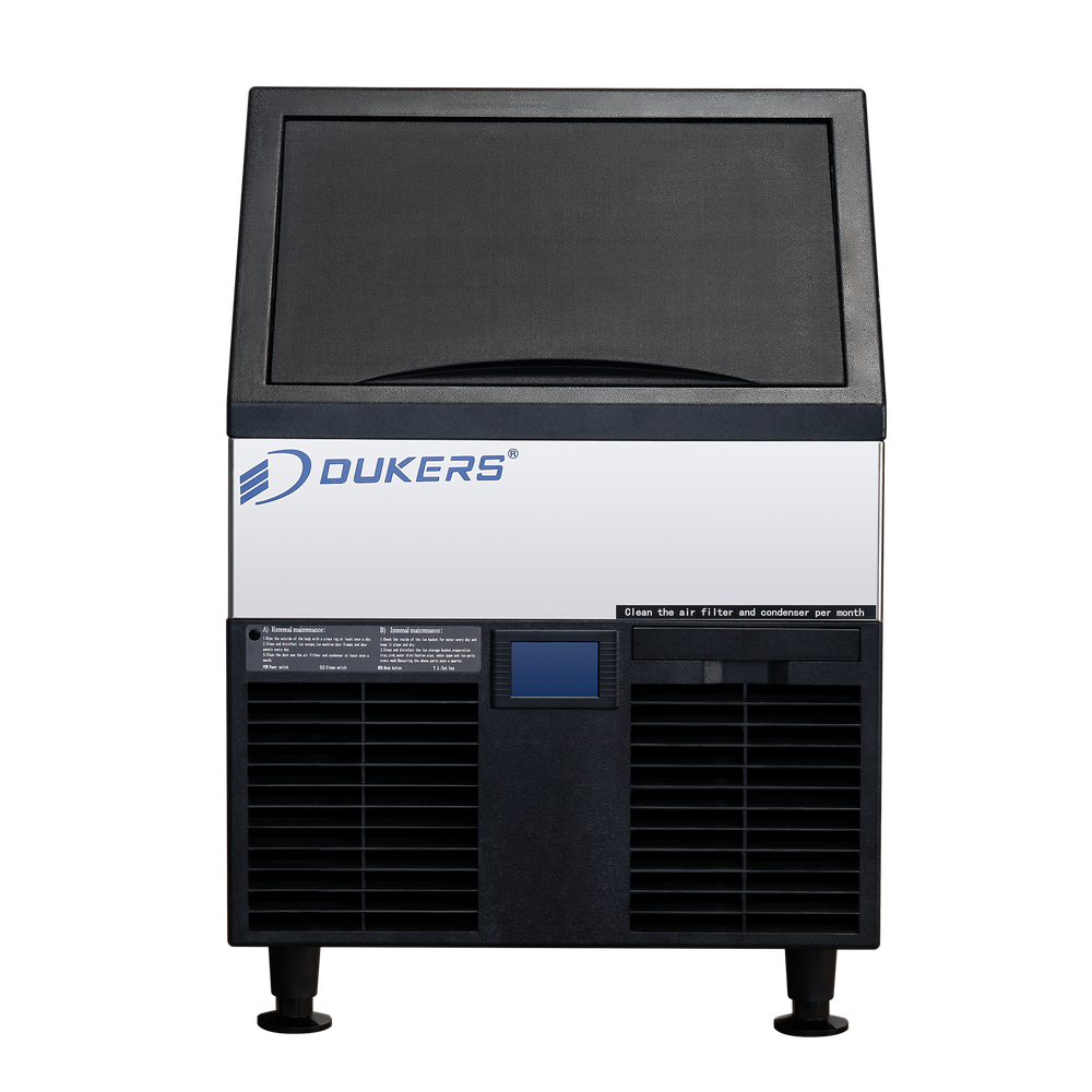 Dukers DIM150 Commercial Ice Machine with 40 lb Storage Bin – 156 lb Daily Production image 2