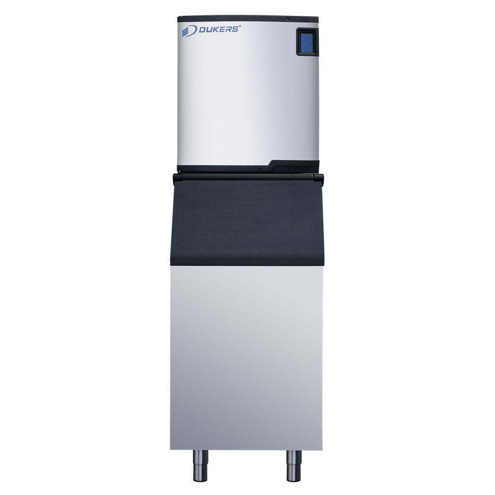 Dukers DIM500A Commercial Ice Machine with 352 lb Storage Bin – 496 lb Daily Production image 2