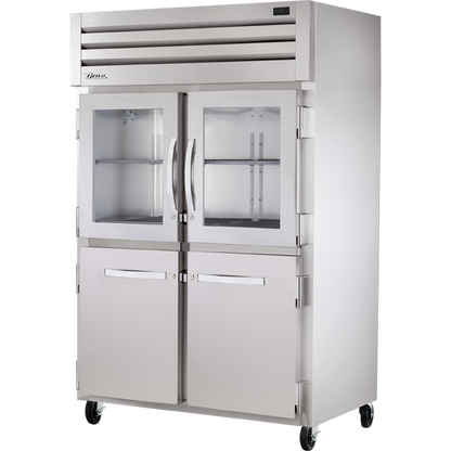 True STG2R-2HG/2HS-HC Reach-In Combination Half Swing Door Refrigerator with Hydrocarbon Refrigerant
