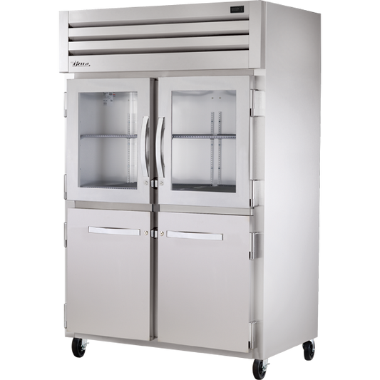 True STG2R-2HG/2HS-HC Reach-In Combination Half Swing Door Refrigerator with Hydrocarbon Refrigerant