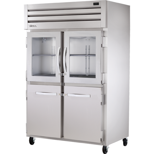 True STR2R-2HG/2HS-HC Reach-In Combination Half Swing Door Refrigerator with with Hydrocarbon Refrigerant