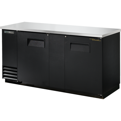True TBB-3-HC Solid Swing Door Back Bar Cooler with Hydrocarbon Refrigerant