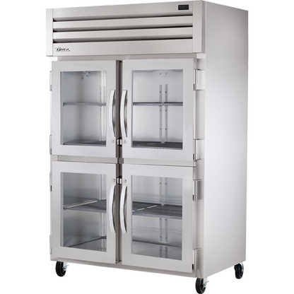 True STR2R-4HG-HC Reach-In Glass Half Swing Door Refrigerator with Hydrocarbon Refrigerant
