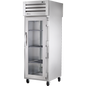 True STR1RPT-1G-1S-HC Pass-Thru Glass Front/Solid Rear Swing Doors Refrigerator with Hydrocarbon Refrigerant