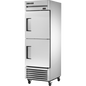 True TS-23F-2-HC Reach-In Solid Half Swing Door Stainless Steel Freezer with Hydrocarbon Refrigerant