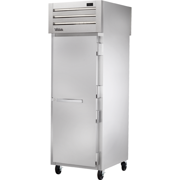 True STG1RPT-1S-1S-HC Pass-Thru Solid Front/Solid Rear Swing Doors Refrigerator with Hydrocarbon Refrigerant