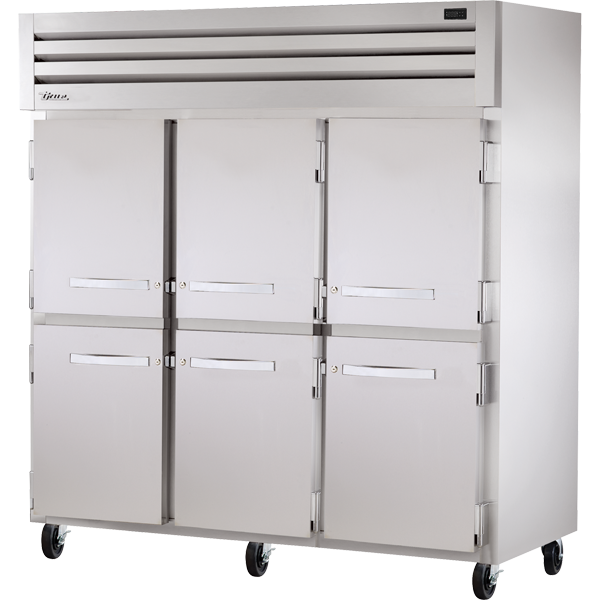 True STG3F-6HS-HC Reach-In Solid Swing Door Freezer with Hydrocarbon Refrigerant