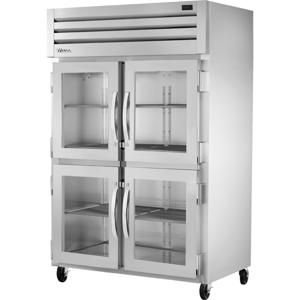 True STA2R-4HG-HC Reach-In Glass Half Swing Door Refrigerator with Hydrocarbon Refrigerant