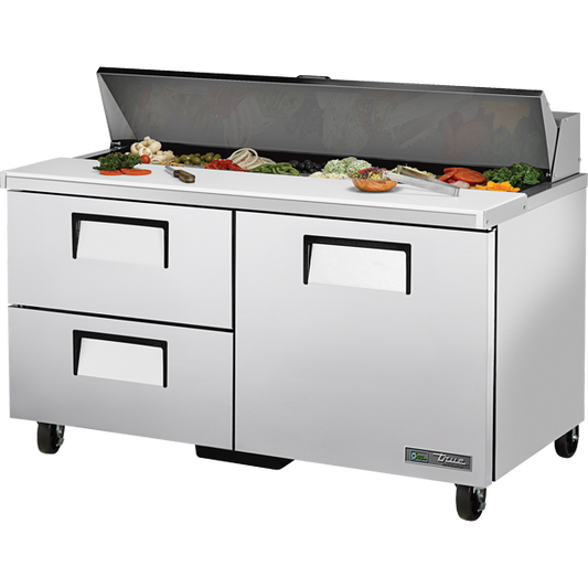 True TSSU-60-16D-2-HC Drawered Sandwich/Salad Unit with Hydrocarbon Refrigerant