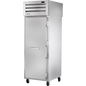 True STG1RPT-1S-1G-HC Pass-Thru Solid Front/Glass Rear Swing Doors Refrigerator with Hydrocarbon Refrigerant