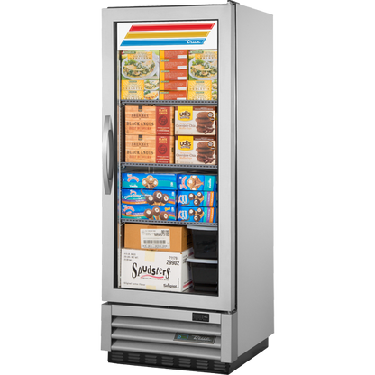 True T-12FG-HC~FGD01 Reach-In Glass Swing Door -10ºF Freezer with Hydrocarbon Refrigerant