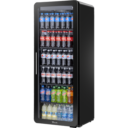 True CVM-13-HC~EGC01 Swing Door Curved Edge Refrigerator with Hydrocarbon Refrigerant